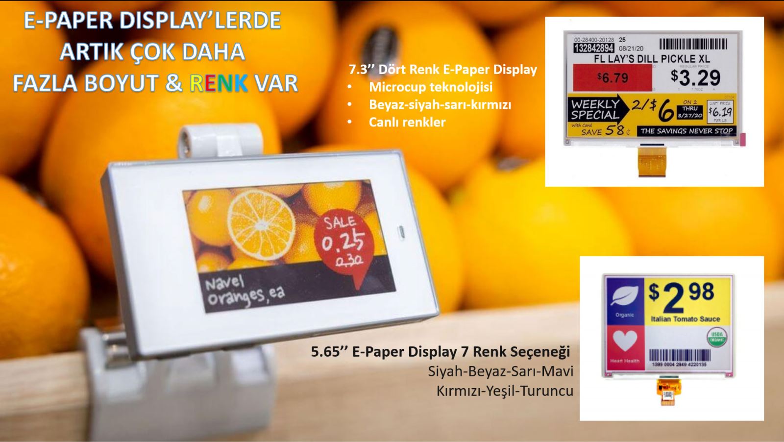 esl elektronik raf etiketi